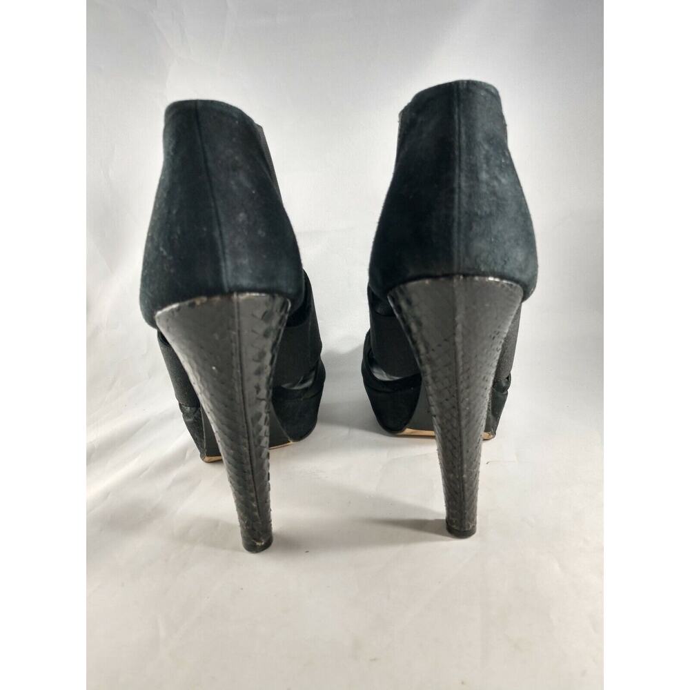 Jenni Kayne Black Ankle Boots Sleek Design - Picture 4 of 8